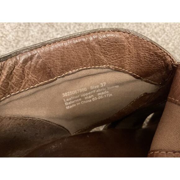 Dansko Women's Delphina Peep Toe Bootie in Aged Bronze Metallic, sz 37 - Picture 9 of 9